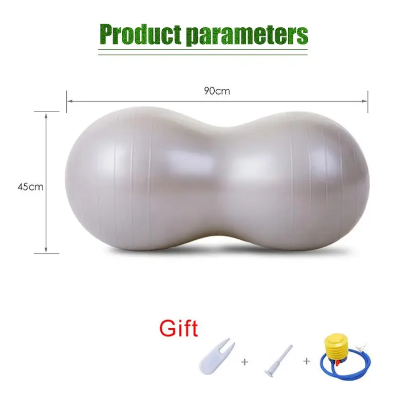 Yoga & Pilates Peanut Ball Bola Hamil Kesehatan Anti Burst Olahraga Yoga Gym Otot 1
