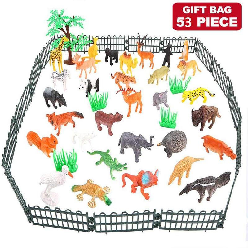 16Pcs/53Pcs Mainan Hewan Animal Besar / Animal Figurine / Sea Animal / Wild Animal 5