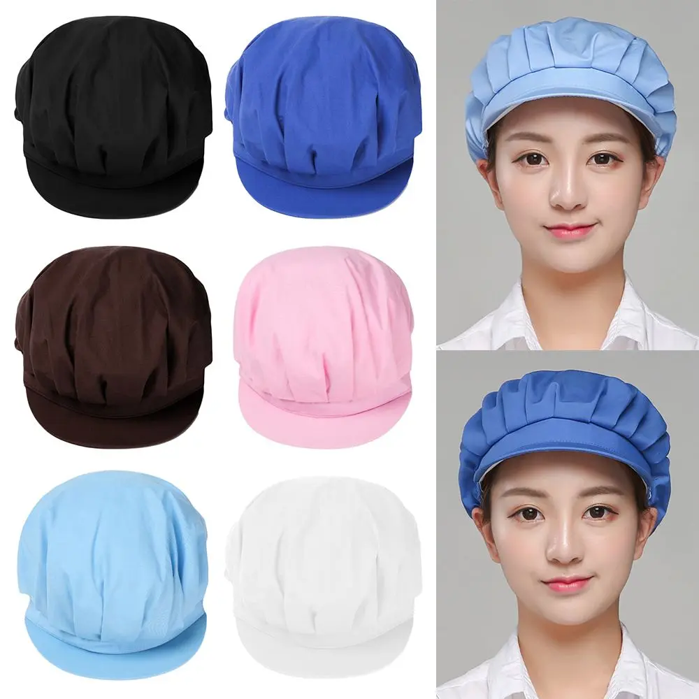 Mũ Bếp, Màu Trơn Có Thể Điều Chỉnh, Mạng Tóc, Mũ Đầu Bếp, Phụ Kiện Làm Việc, Mũ Nấu Ăn, Mũ Bảo Hộ Lao Động, Mũ Băng Quấn, Thích Hợp Cho Dịch Vụ Thực Phẩm