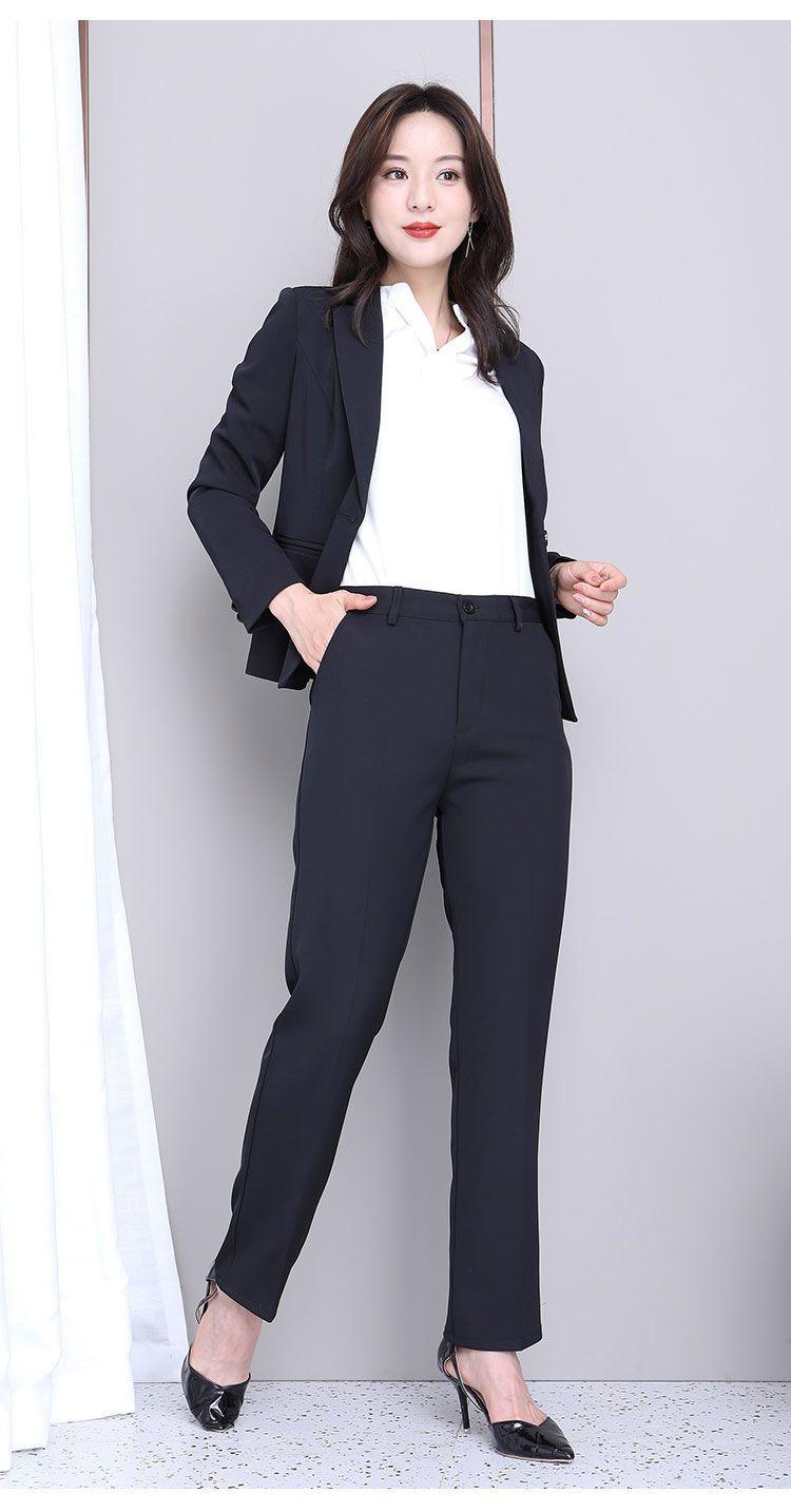 Product Introduction of Quần Dài Trang Trọng, Màu Đen, Dành Cho Nữ, Mùa Xuân Và Mùa Thu, Quần Công Sở Chuyên Nghiệp, Ống Dáng Ôm, Cạp Cao, Dáng Rộng Vừa Vặn, Thắt Nơ Mắt Cá Chân, Quần Phù Hợp, 2024 12