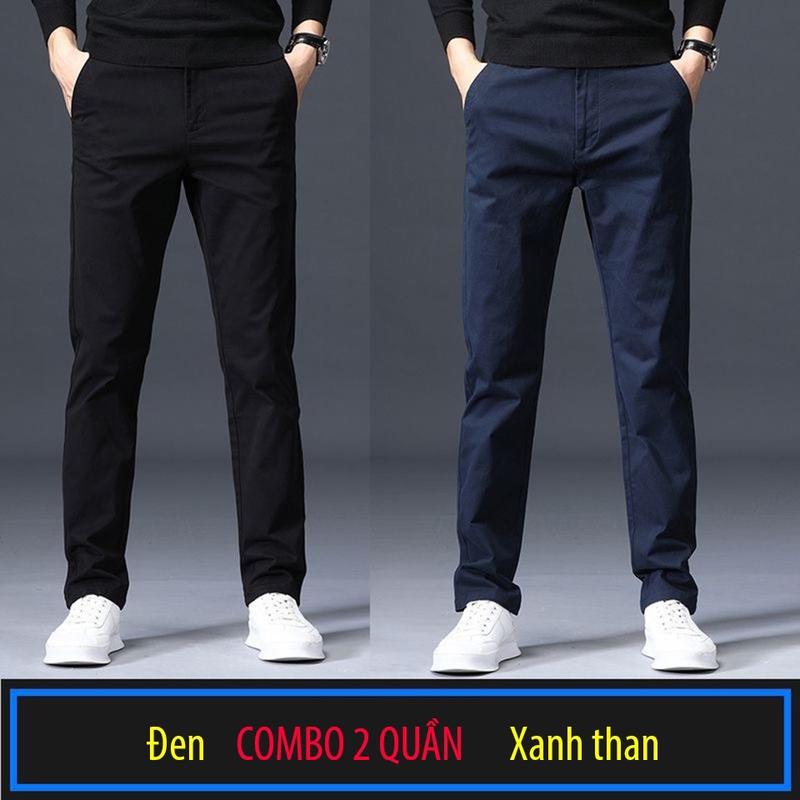 Quần KAKI Nam Dài Trơn Form Slimfit Vải Cotton Co Giãn 4 Chiều WOW MEN - KK081 Menswear Pants