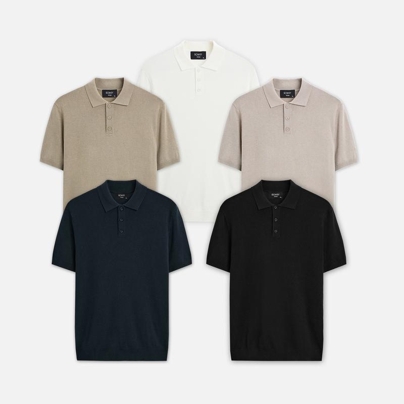 Áo Polo nam ROWAY Premium | Polo len trơn