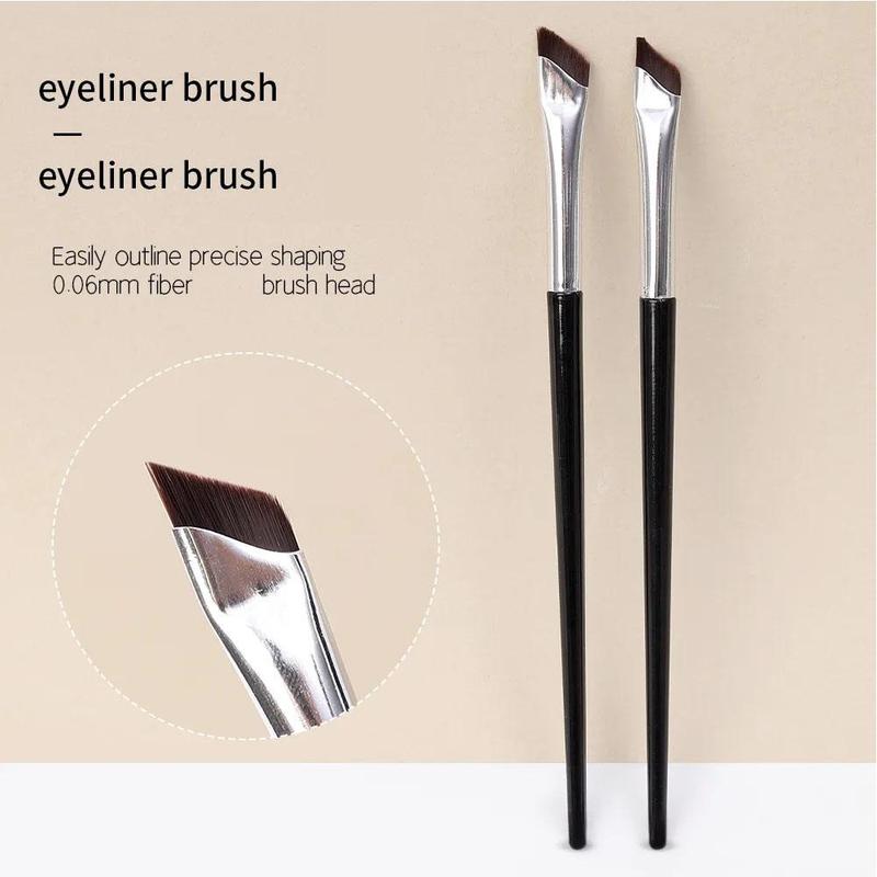 Product Introduction of Flat Eyebrow Brush Upgrade Eyeliner Brush Ultra Thin Eyebrow Makeup Flat Brush Brush Place G3T9 38