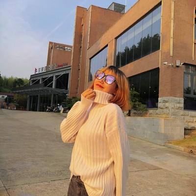 Hàng Sẵn_ Áo len Hàn quốc dáng dài cổ lọ phong cách dịu dàng nữ tính Hadu shop Women Top 7