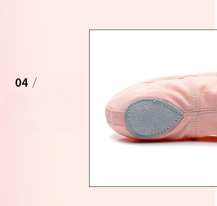 Product Introduction of Giày Múa Ba Lê, Cho Bé Gái, Chất Liệu Vải Bố, Đế Mềm, Dép Khiêu Vũ Múa Ba Lê, Thích Hợp Cho Trẻ Em Và Người Lớn, Giày Múa Ba Lê Tập Luyện, Thích Hợp Cho Phụ Nữ, Giày Khiêu Vũ 5