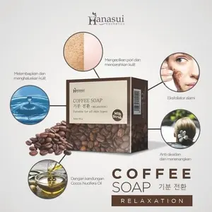 COFFEE SOAP HANASUI BPOM - SABUN KOPI HANASUI - HANASUI COFFEE SOAP