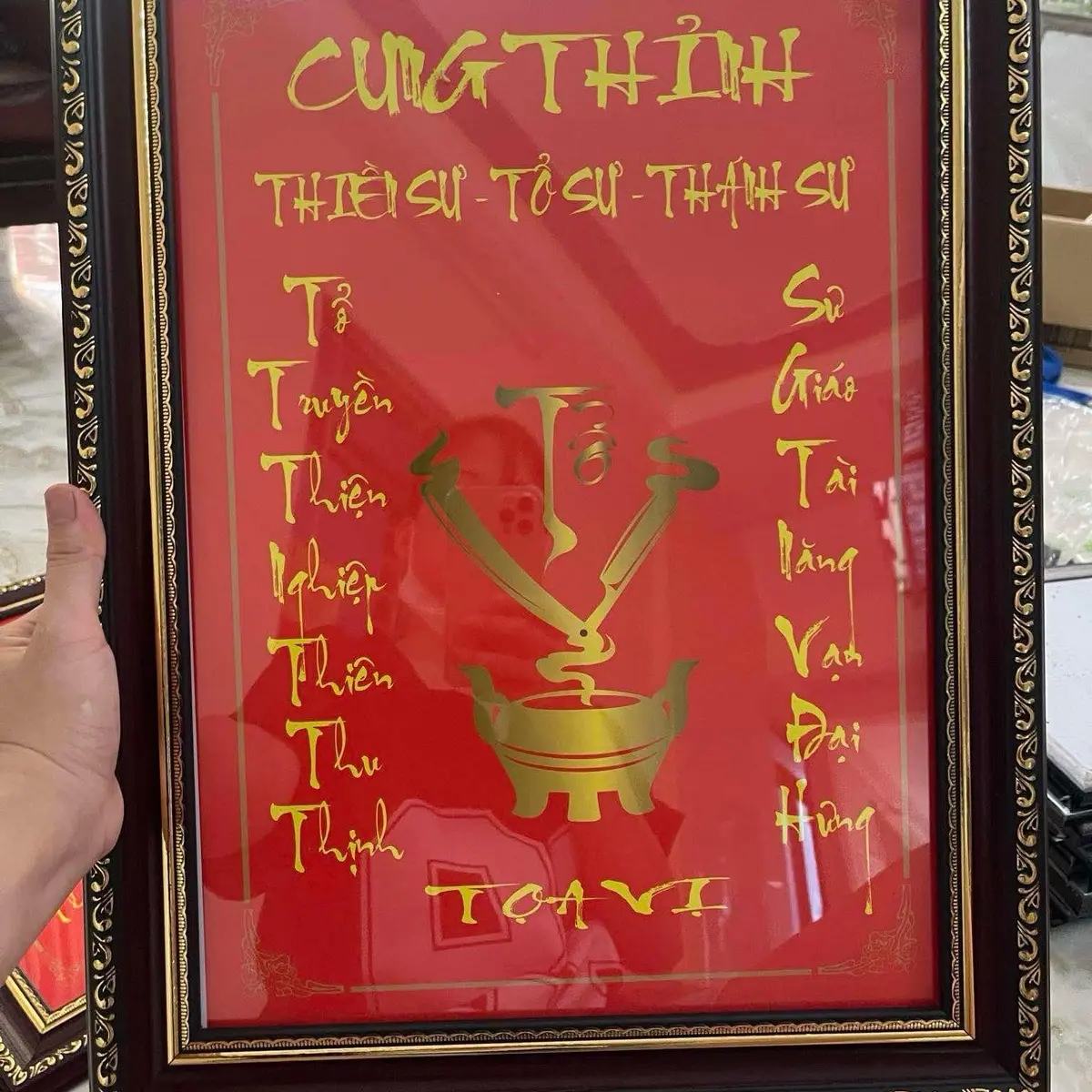 Ảnh tổ khung cán gỗ 38x50