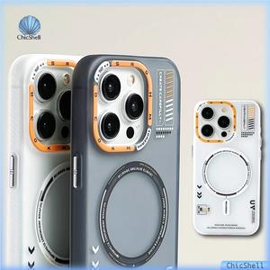 Ốp Điện Thoại Từ Tính, Thiết Kế Đơn Giản, Ốp Cứng, Tương Thích MagSafe, Thích Hợp Cho iPhone 16, 12, 11, 13, 14, 15 Pro Max Và 16 Pro Max, Chống Sốc