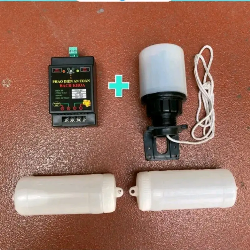 Rơ Le phao điện 12V 3HP Bách Khoa chuyển phao bồn nước 220V xuống 12V DC an toàn 1
