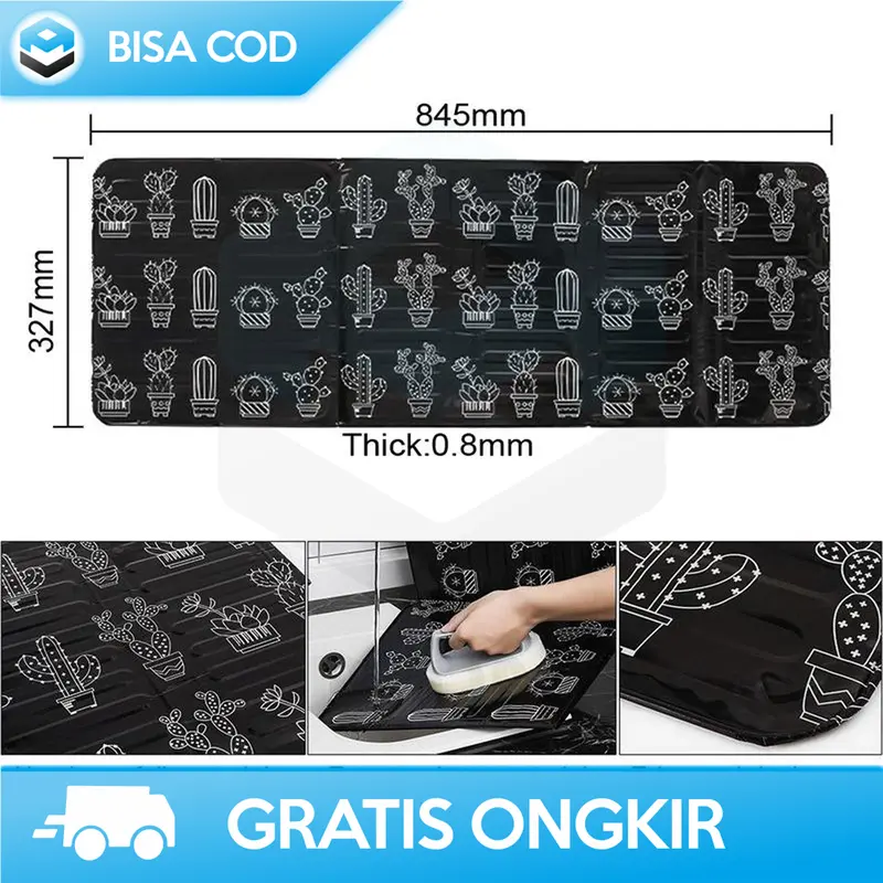 PENYEKAT KOMPOR ANTI PANAS MINYAK ALUMINIUM FOIL PENGHALANG ANGIN A01 5