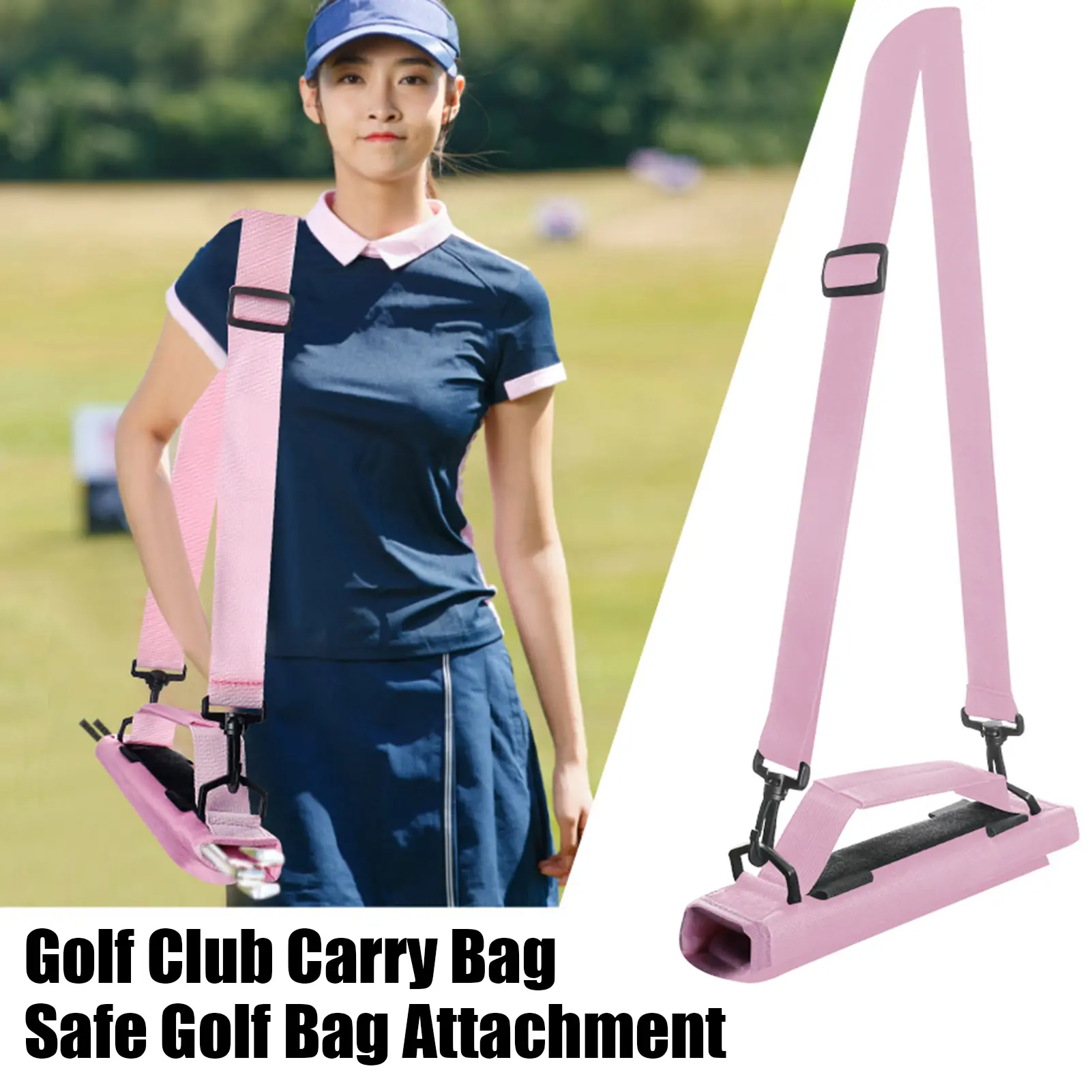 Swazsdk Golf Club Bag Small Travel Golf Club Bag for Men Women Ladies Mini Portable Golf Club Carrier Sunday Golf Bag