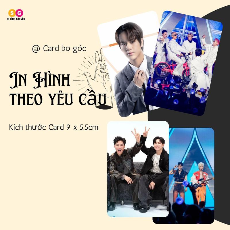 In hình theo yêu cầu 20 Card bo góc ANH TRAI SAY HI kích thước 9 x 5.5cm. Tặng Sleeve bảo vệ Card. cardtrởthànhvợcủanhânvậtphảndiện