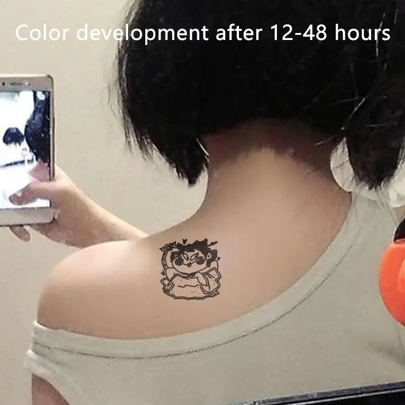 Cartoon Pattern Tattoo Sticker, Fashion Durable Waterproof Temporary Tattoo, Cosplay Arm Tattoo Sticker, Party Gift 2