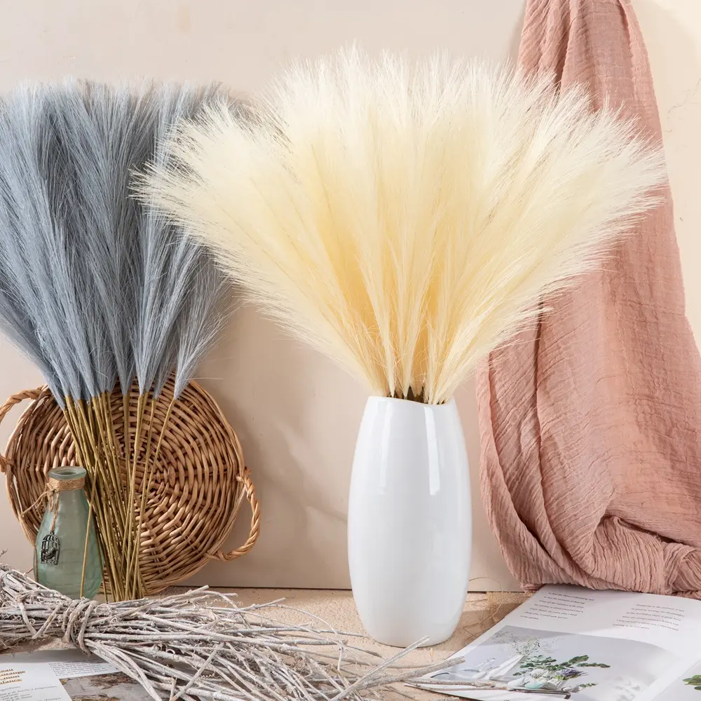Wedding Mini Pampas Grass INS Style Artificial Flowers Manufacturer Home Decoration Wholesale Fake Flowers MW85102