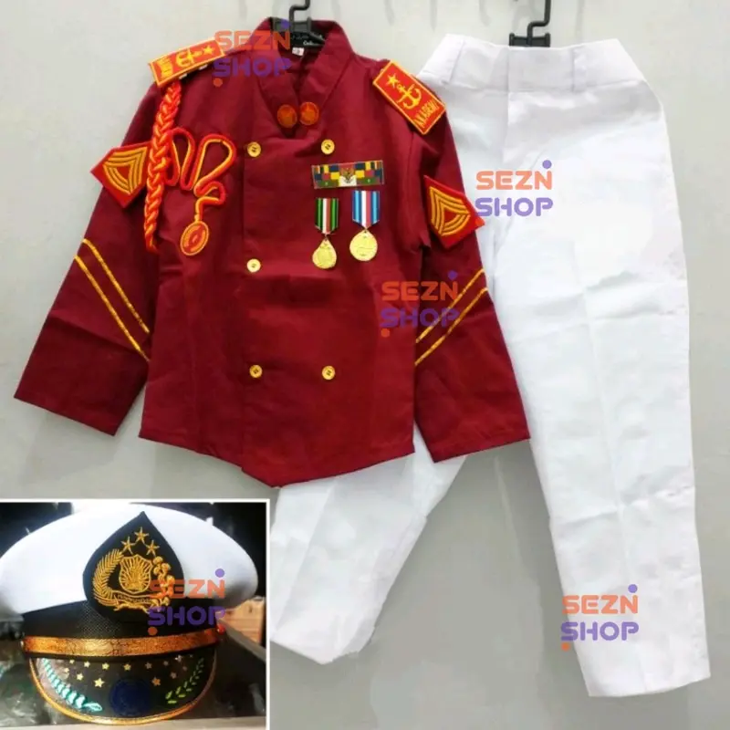 Baju Anak Model Akmil Atau Akademi Militer tersedia mulai 3-12 th 0