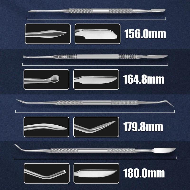 Product Introduction of Premium Scaler Kit - Advanced Multi-Function Stainless Steel Tools for Tartar/Plaque Removal, Deep Cleaning, and Tooth Whitening 9