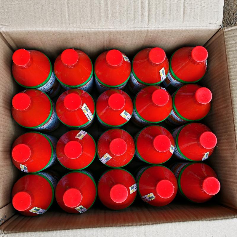 Combo 20 chai nhựa nước trâu rừng đen màu xanh nắp đỏ 0