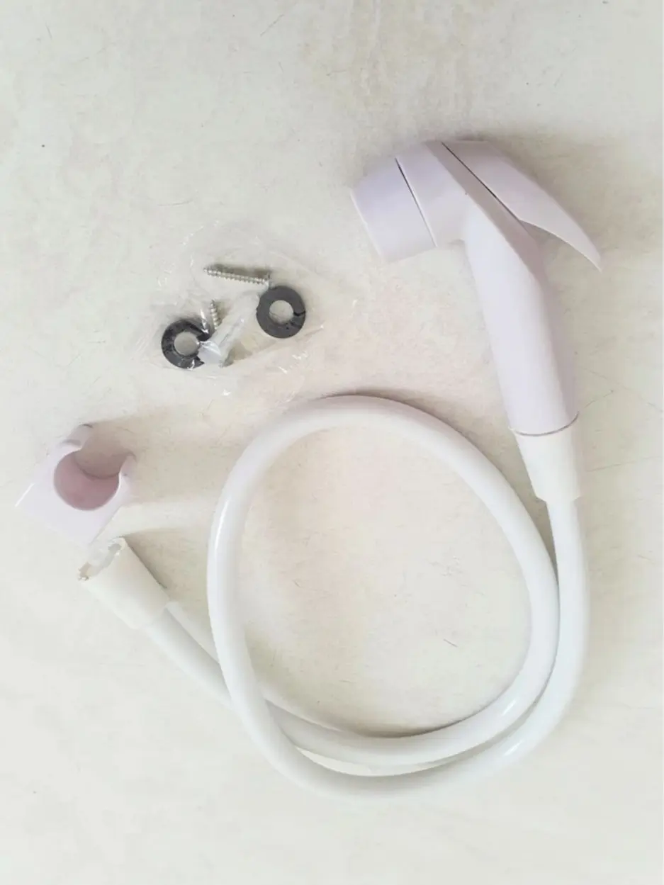 Set Komplit Selang + Kepala + Dudukan Jet Bidet Shower  / Jet wasser closet / Semprotan air Cebok WC Toilet