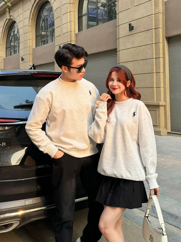 (DEAL MỞ BÁN) Áo Sweater NỈ 2 Da cổ tròn COTTON NATIONMAN (KHÔNG XÙ LÔNG ) BST Tết 2025  nam nữ cotton Unisex Local Brand Menswear 8