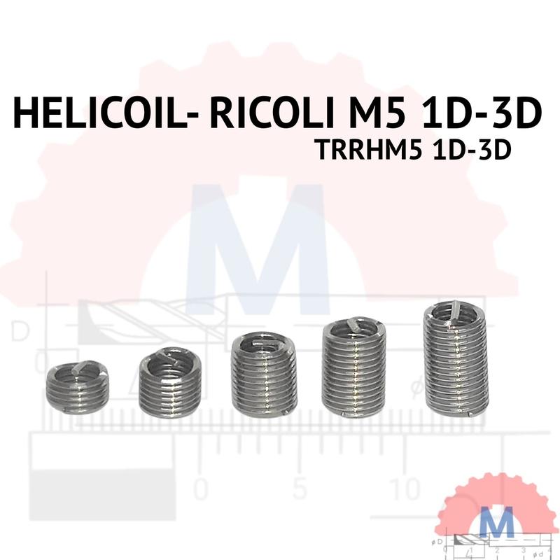 Helicoil M5 Thread repair insert recoil M 5x0.8 - Shop | Tokopedia