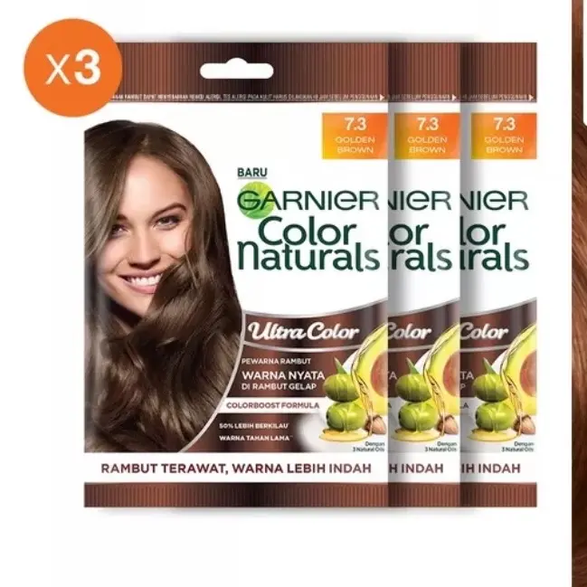 Garnier Natural Ultra Color Golden Brown x 3 Pcs