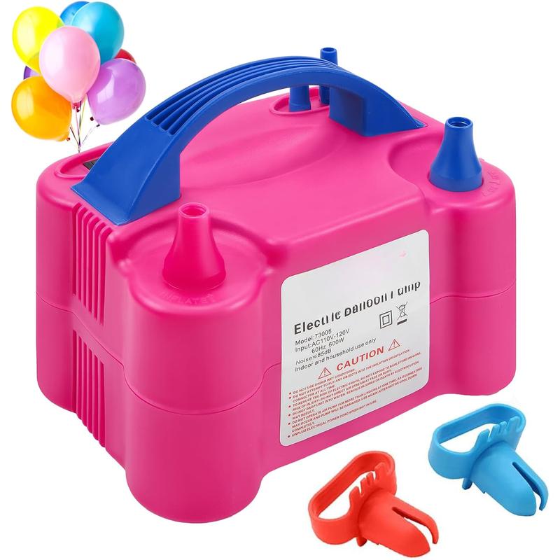 Balloon Pump Electric, Portable Balloons Inflator Blower Machine with ...