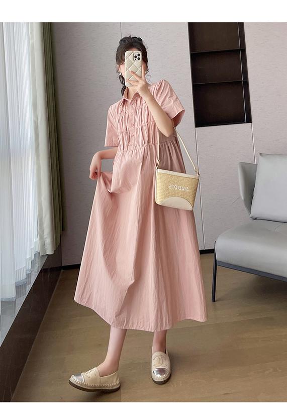 Product Introduction of P69350# Dress Pregnant Plus Size Dress For Women Nipped Waist Summer Slim New Arrival Pregnant Pregnancy Dress 15