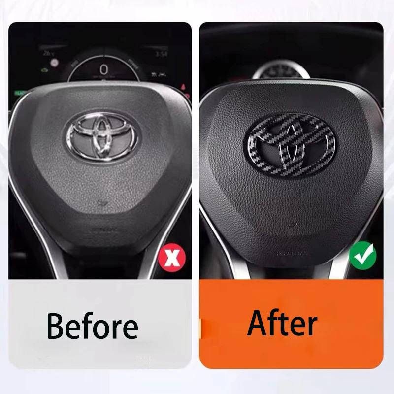 Product Introduction of Car Steering Wheel Decorative Stickers for Toyota Corolla Rav4 Auris Camry Yaris CHR avensis  accessories Car Stying 6