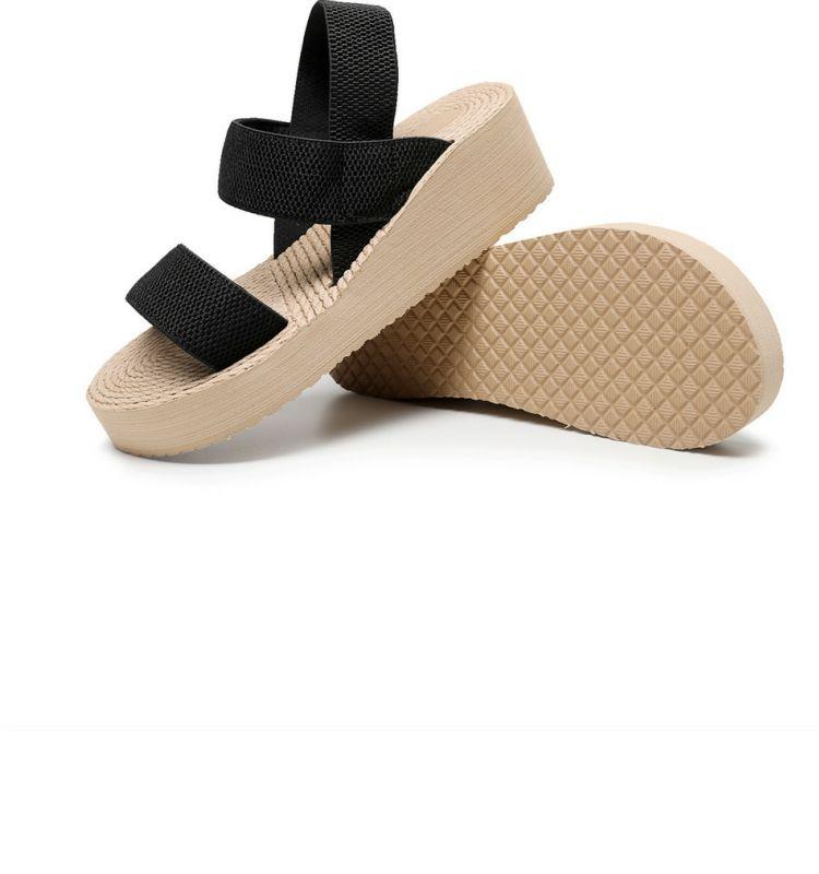 Product Introduction of 2025 Women's Outdoor Sandals Summer New Korean Style Fashionable Cross Strap Fashionable Platform Roman Shoes Sandals 17