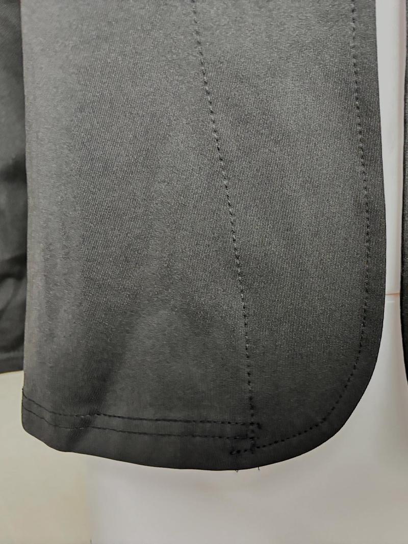 Product Introduction of 【Plus Size】 Solid Long Sleeve Open Front Jacket, Elegant Outerwear for Work Office Business, Women's Plus Clothing for Spring 8