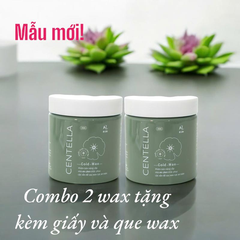 Combo 2 Hộp Wax Lông An Lành Tặng Kèm 50 Giấy Wax Và 2 Que . Tẩy Lông Tận Gốc Da Láng Mịn An Toàn Cho Mọi Loại Da. Kem Waxing Cạo Râu