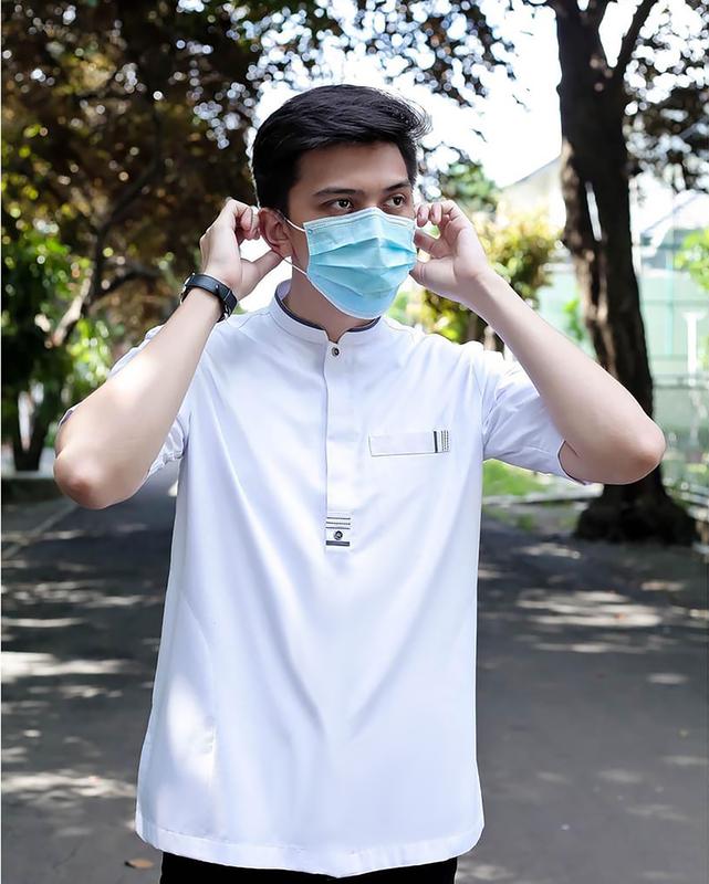Baju koko pria dewasa lengan pendek atasan 0