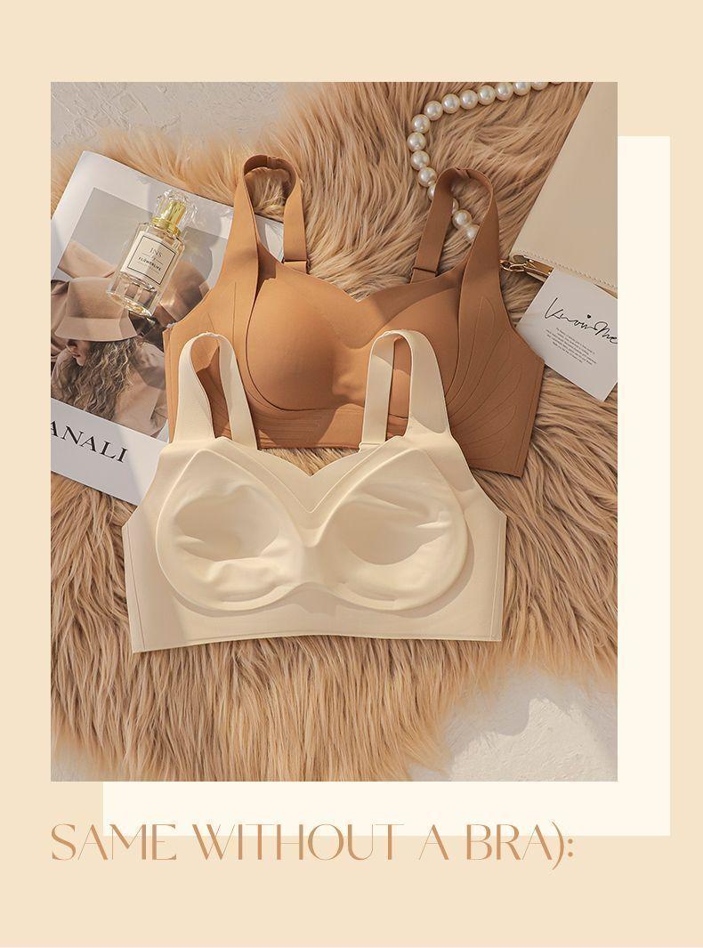 Product Introduction of Women's bra, sizes 34-40ABC CUP non-marking underwear, ladies anti-sagging, large chest show small chest, no steel ring sports gathered back, thin bra 16