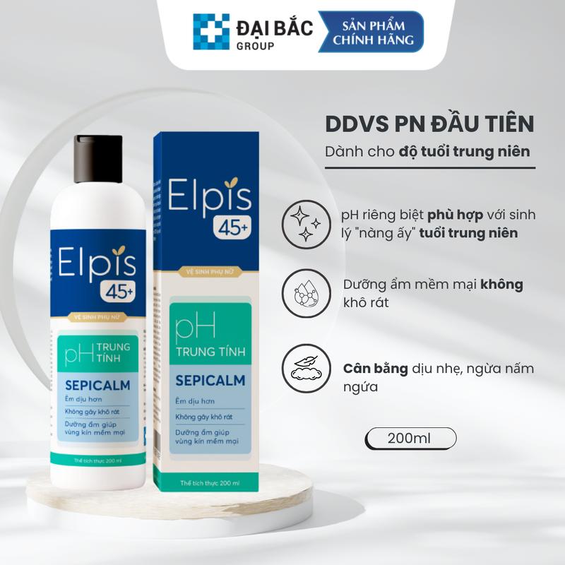 Dung dịch vệ sinh Elpis 45+ dành riêng cho phụ nữ từ tuổi 45