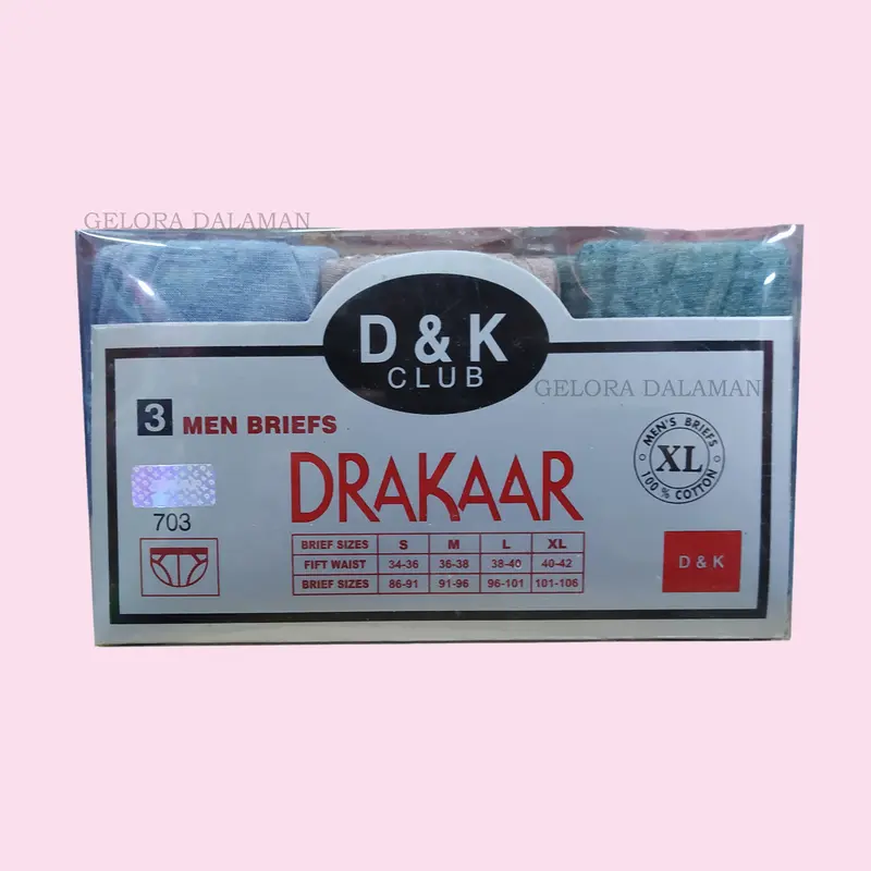 Celana Dalam Pria 1 Kotak Isi 3Pcs Sempak Laki 2