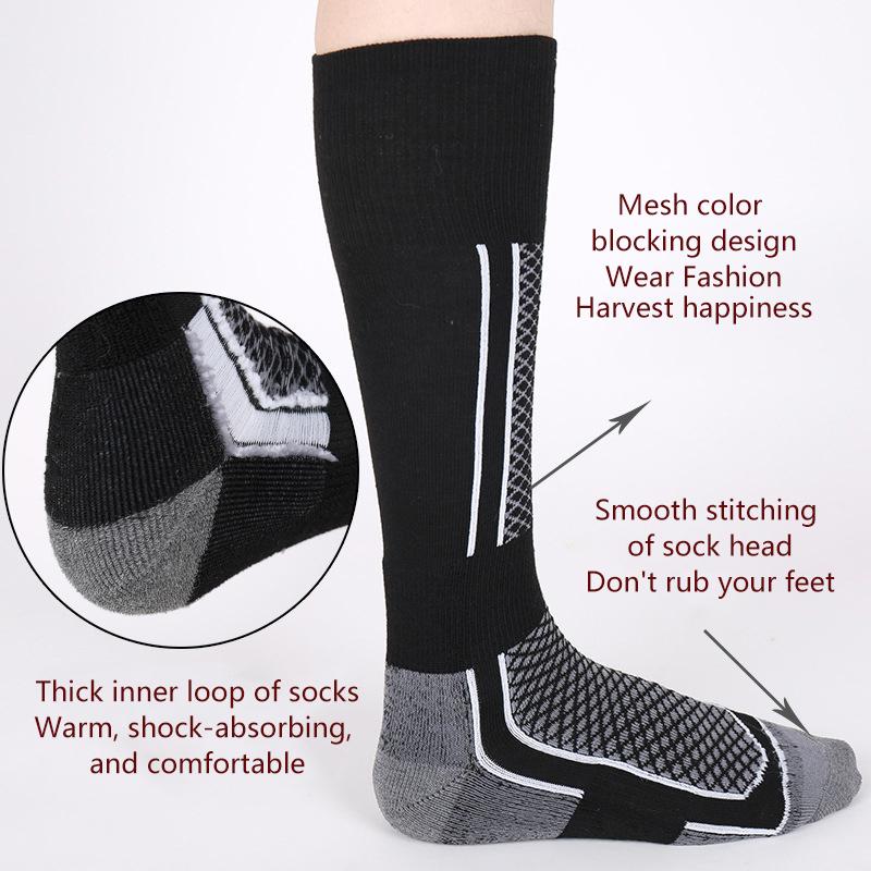 Product Introduction of 1pair Winter Warm Thickened Ski Socks Outdoor Sports Hiking Breathable Stockings For Women Men Children Snow Sport Travel Unisex 13
