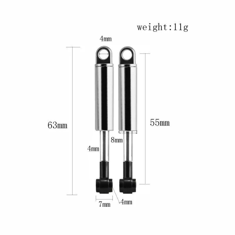 Product Introduction of Metal RC Car 1/14 for Tamiya Trailer Truck Upgrade Suspension Simulation Shock Absorber Diy Radio-Controlled Parts Accessories-*-& 15