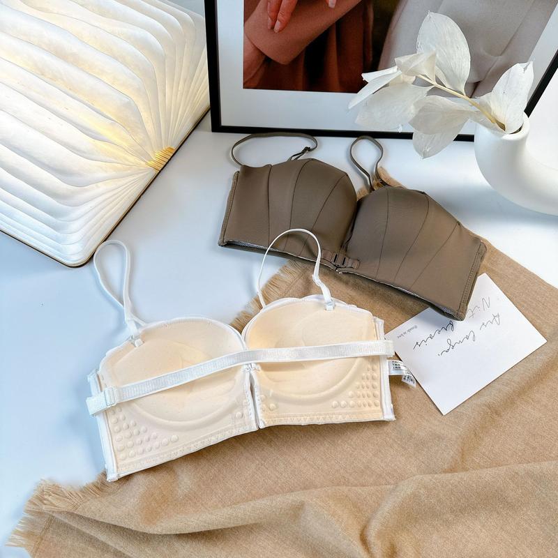 Product Introduction of Underwear, women's, front buckle, no straps, push-up, no-trace, seamless, wrapped chest, bra, non-slip, breathable and comfortable, no bunching, comfortable, suitable for spring, summer, autumn winter, very beautiful 37