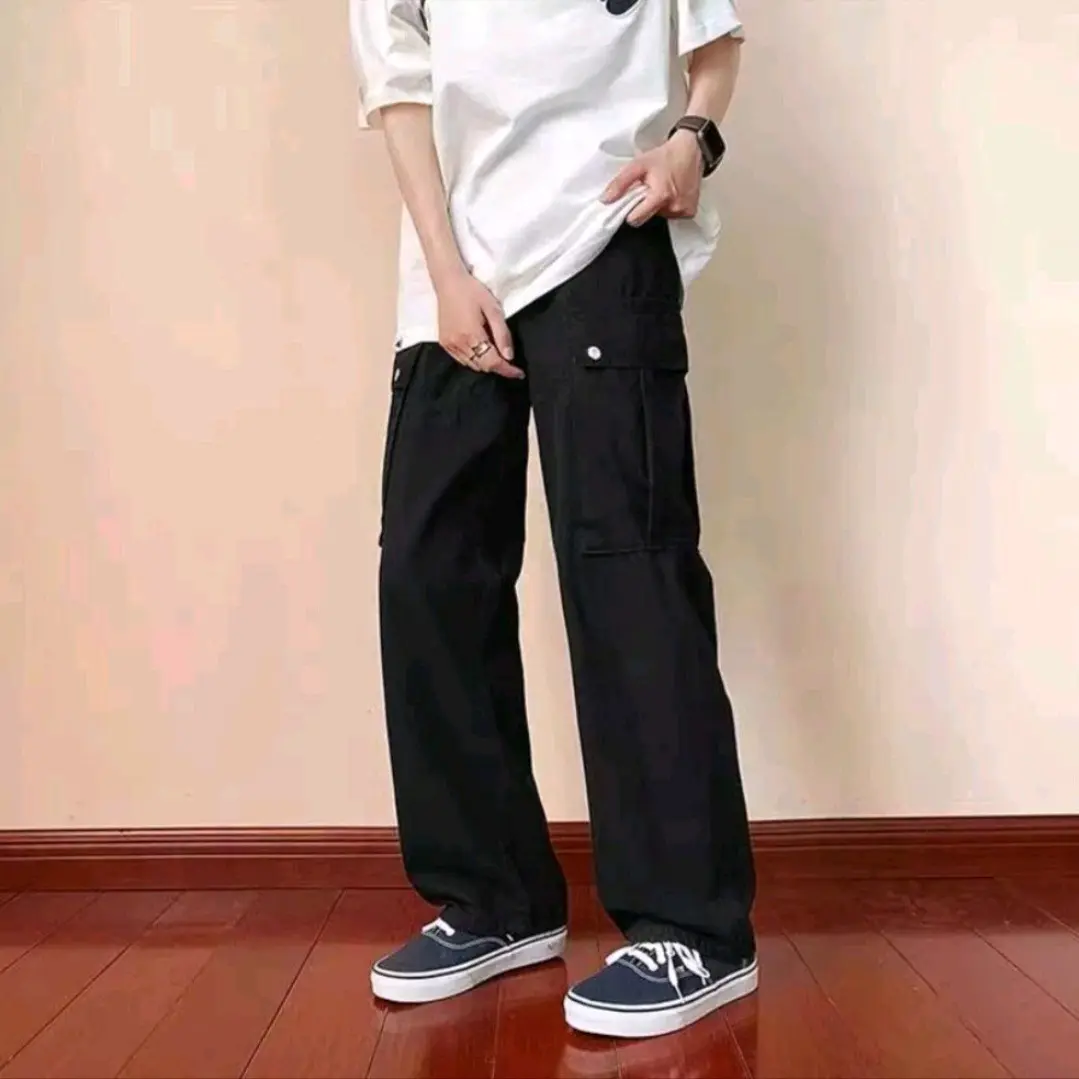 [Quần Nam] Quần KaKi Ống Rộng Cạp Chun Có Dây Rút Trẻ Trung Năng Động Menswear Nam
