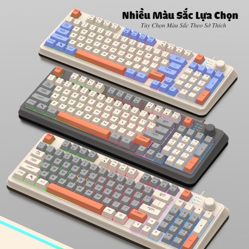 Bàn Phím Giả Cơ Có Dây K82 Led RGB 7 Màu Cực Đẹp, Gõ Cực Êm Dùng Cho Chơi Game, Văn Phòng ban  phim | BigBuy360 - bigbuy360.vn