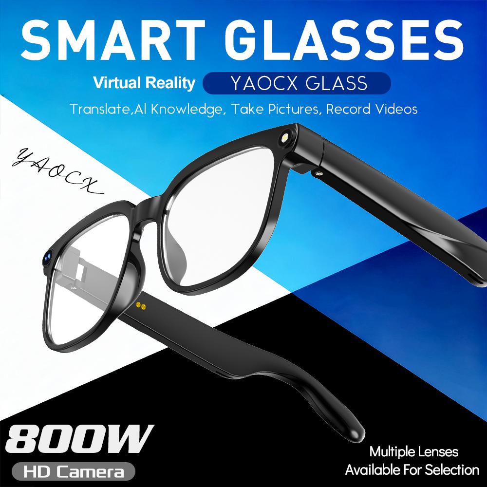 2026 New Smart Glasses 8MP HD Camera AI Voice Photo Video Recording Translation Long Battery Life Music Waterproof Smart Glasses - Image 2