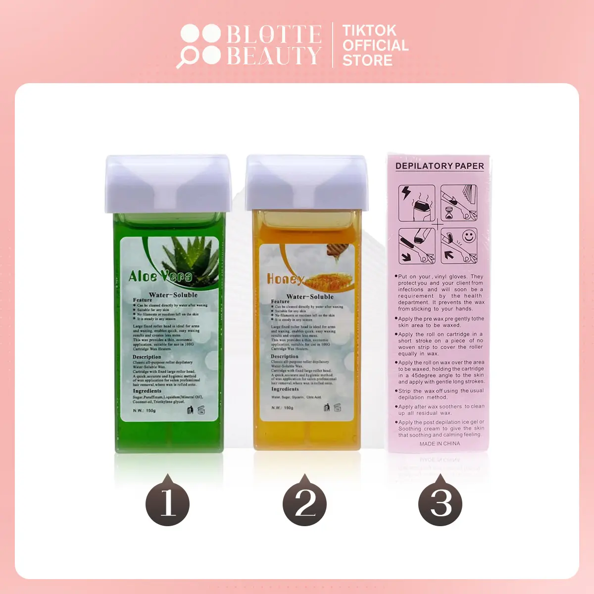 Depilatory Wax Roller Cartridge For Hair Removal Warmer Epilator ...