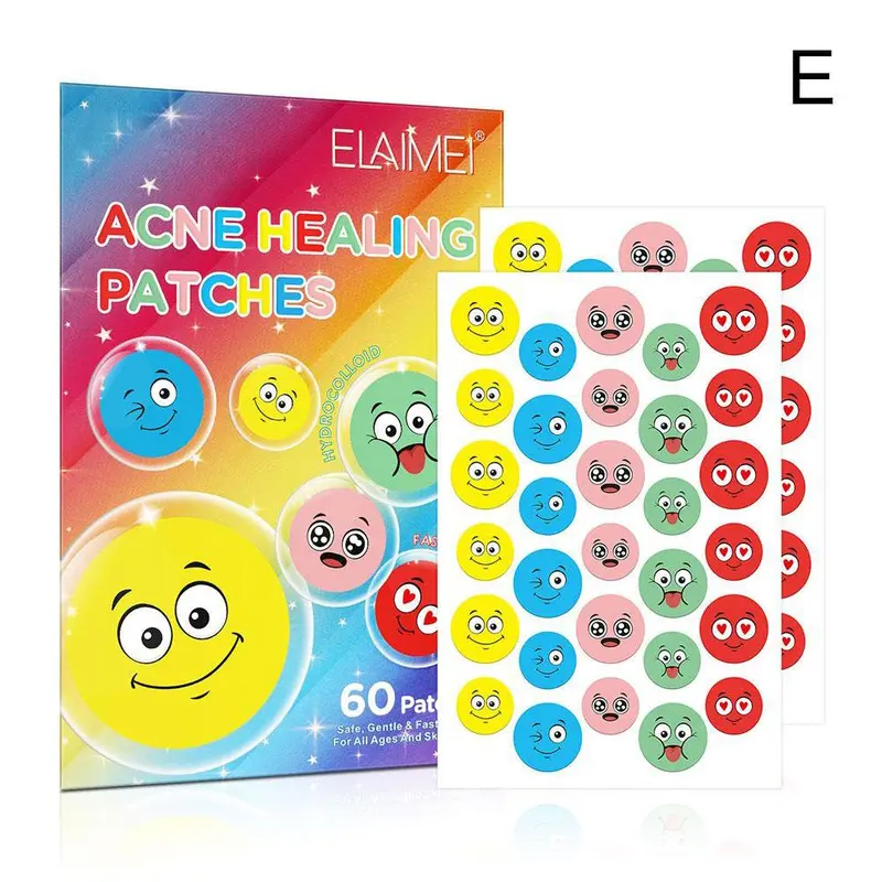 126PCS Patch Jerawat Pola Kartun Patch Jerawat Hidrokoloid 4