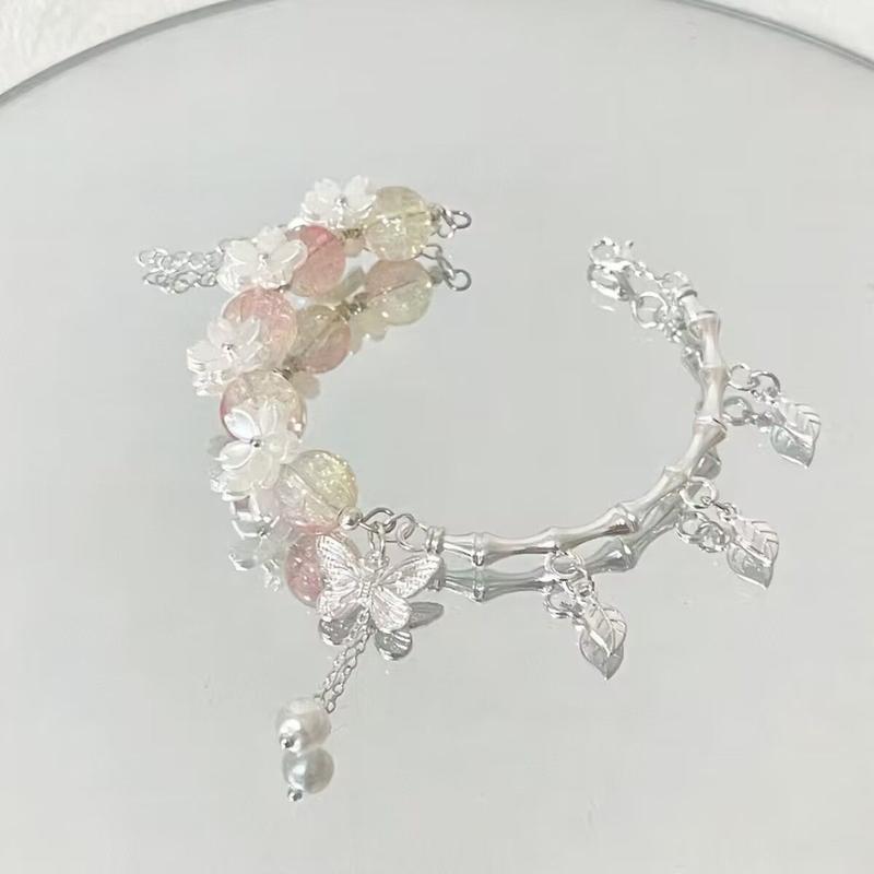 Vòng Tay Bướm, Phong Cách Mori Ngọt Ngào Dành Cho Phụ Nữ, Gói Giá Trị Chín Chiếc, Thiết Kế Đẹp Độc Đáo Ins, Thích Hợp Cho Sinh Viên Và Bạn Thân Móc Khoá 1