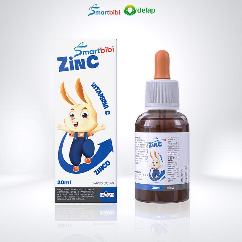 TPBVSK Kẽm Chelate Hữu Cơ Smartbibi ZinC Bổ Sung Kẽm Và Vitamin C Hỗ Trợ Bé Ăn Ngon Chai 30ml Cho Bé