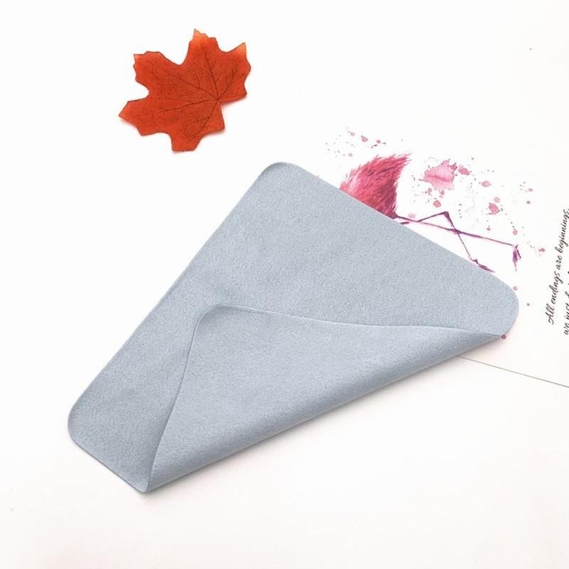 Product Introduction of Simple Suede Glasses Cloth Microfiber Solid Color Phone Glasses Cleaner Lens Phone Screen Glasses Clean Cleaning Wipes Computer 10