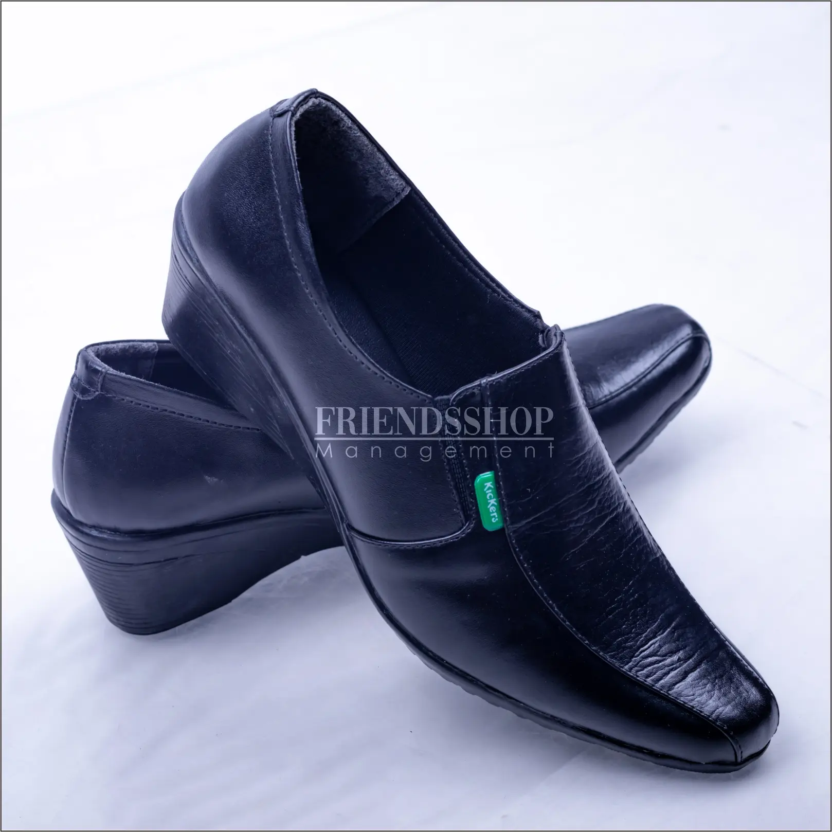 Sepatu Pantofel Cewek Sepatu Kickers Sepatu Formal Wanita Sepatu Kerja Sepatu Hak 5 cm Sepatu Bahan Kulit Asli