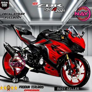 Decal Stiker Fullbody CBR 150R 2021 Desain Keren Variasi Stiker Fullbody untuk CBR 150R 2021NDC490 Racing Motorcycle Kualitas Tinggi Tahan Lama