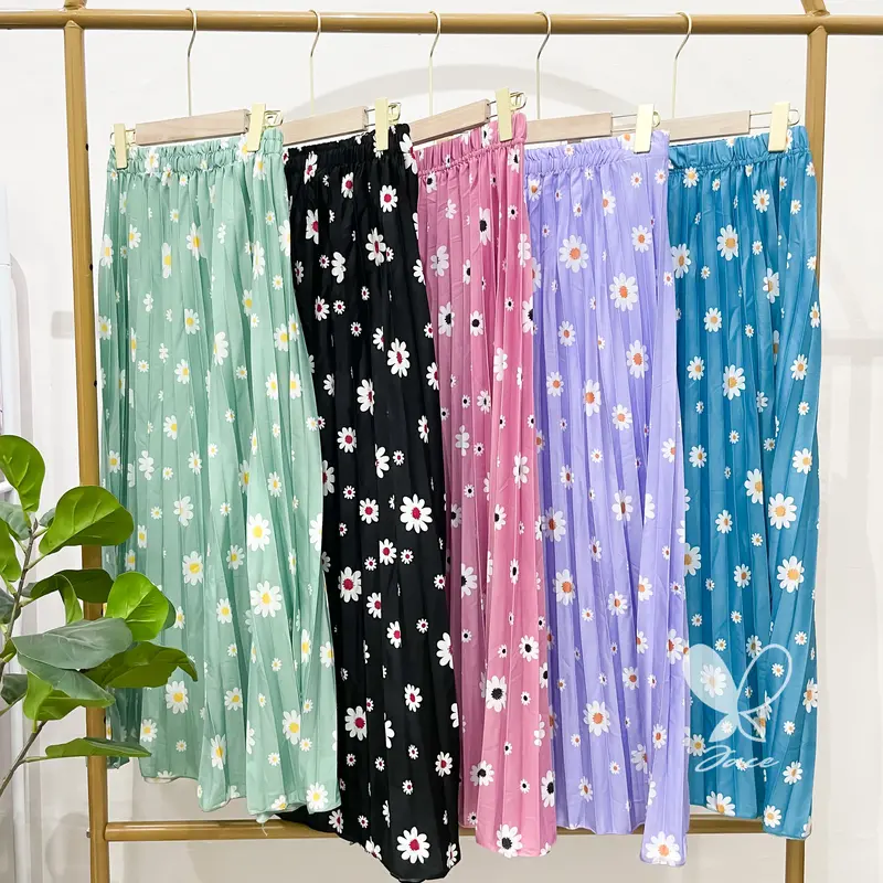 JACE ROK PLISKET MOTIF Rok Motif Rok Bunga Mayung Hyget Jumbo Bunga Setrip Polkadot Karet Panjang Variasi 3