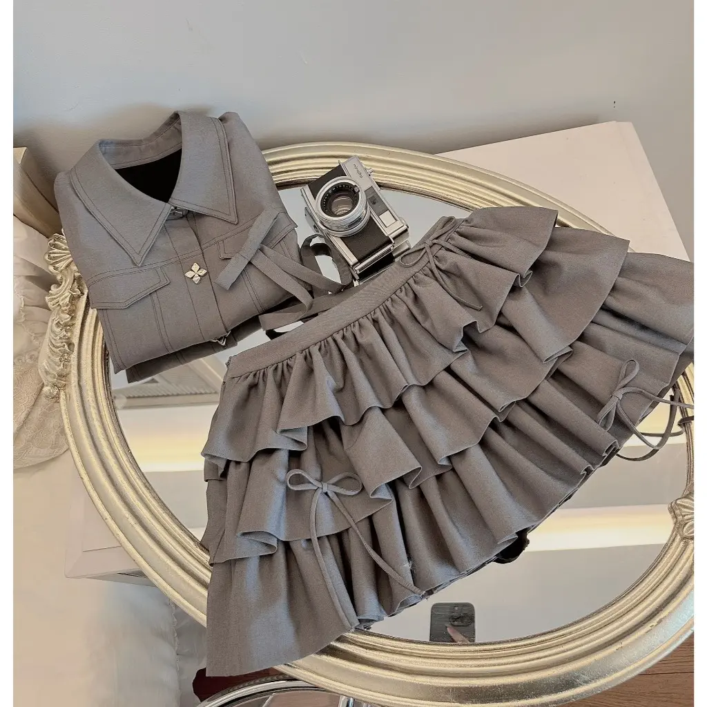 Ara - Chân váy xòe tầng hai màu Liny Skirt Cv33 Nữ